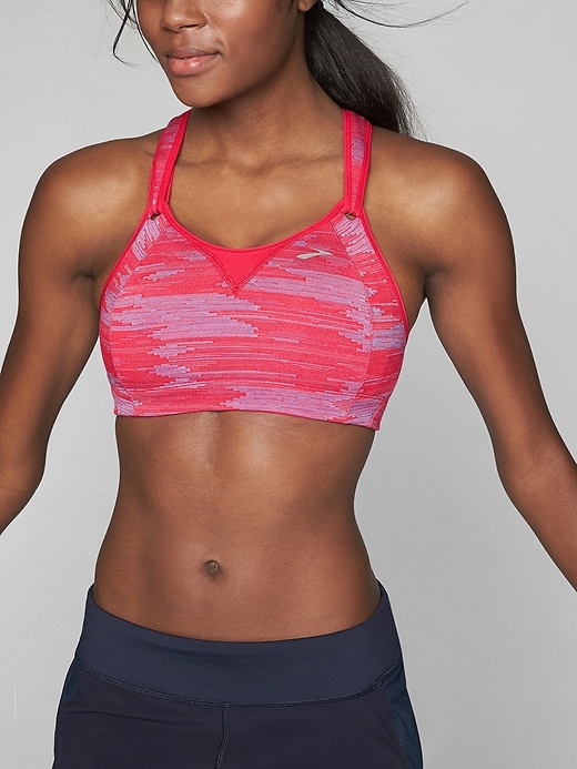 View large product image 1 of 1. Rebound Racer Bra by Brooks