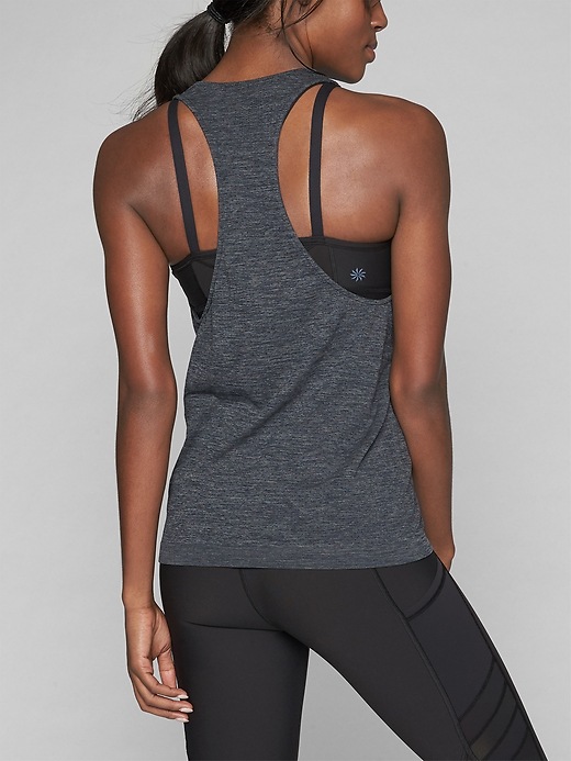 Athleta Reverb Tank Flint Grey Heather