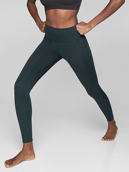 View large product image 1 of 1. High Rise Jacquard Chaturanga&#153 Tight