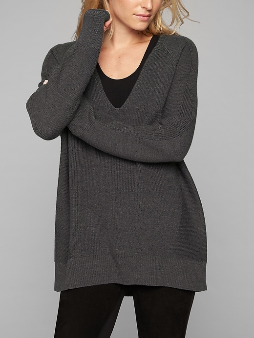 Merino VNeck Sweater Athleta