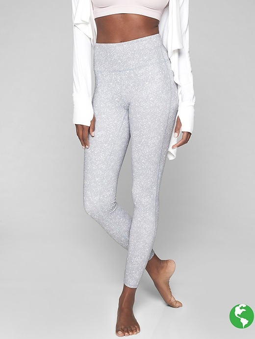 Athleta High Rise Primrose Chaturanga Tights Gathering Storm