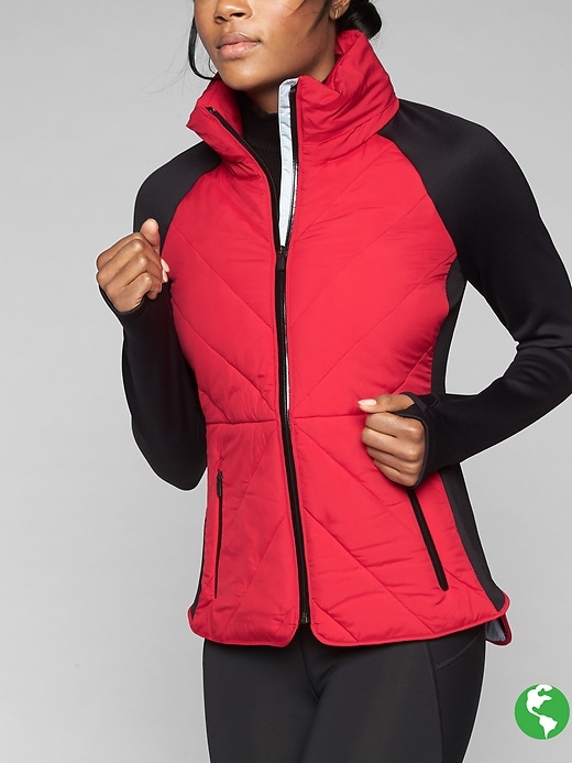 Athleta Wind Sprint Jacket Canyon Red