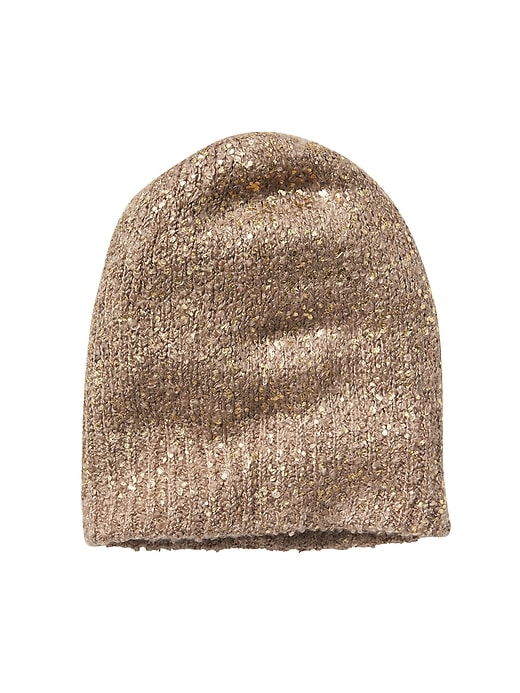 View large product image 1 of 1. Metallic Beanie