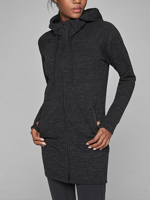 View large product image 1 of 3. Stronger Long Hoodie