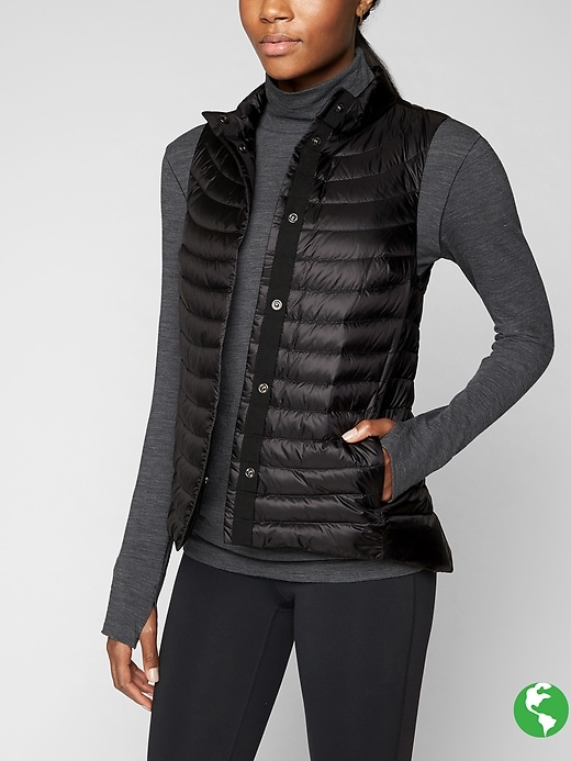 Athleta Downkind Vest Black