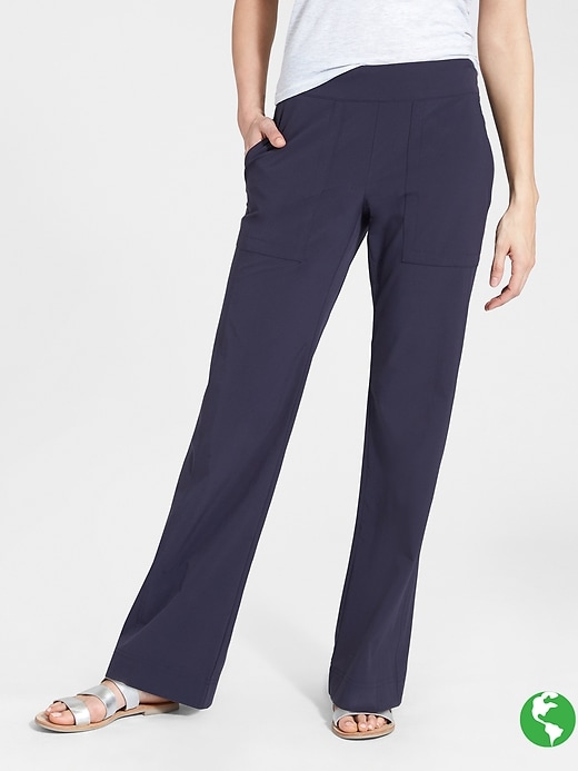 Athleta Chelsea Wide Leg Pant Navy