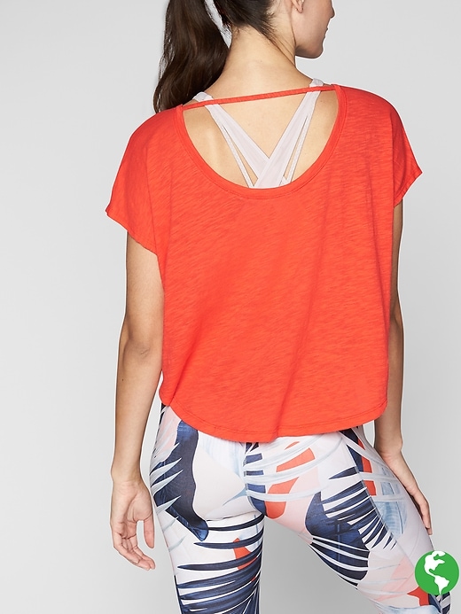 Athleta Organic Daily Tee On Fire