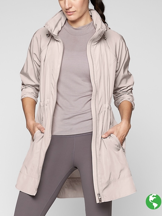 Athleta Drip Drop Jacket Beech Stone