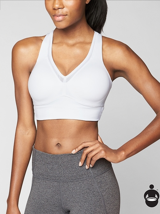 Athleta Be Bold Bra White