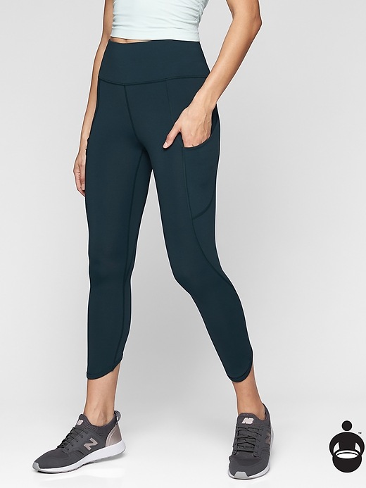 Athleta Up For Anything Capri Constellation Blue