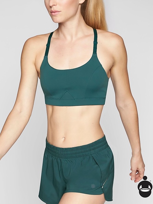 Athleta All In Bra Dark Jade