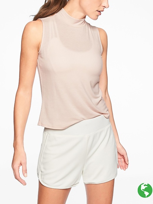 Athleta Threadlight Turtleneck Tank Ballerina Gown