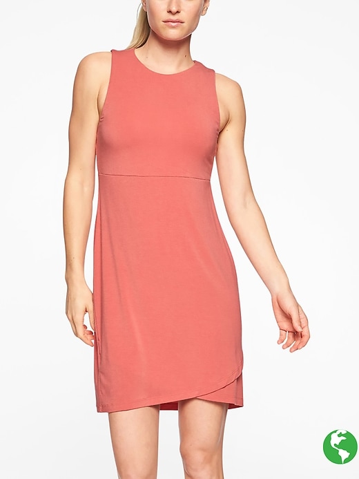 Athleta La Palma Dress Smoked Salmon