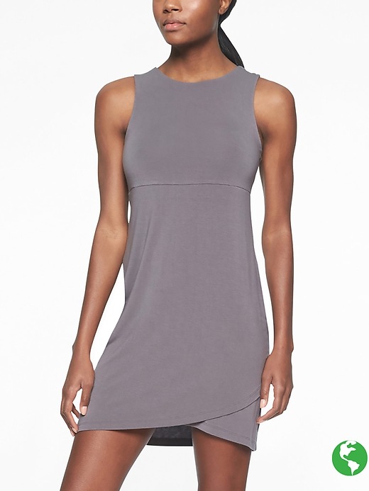 Athleta La Palma Dress Silver Bells
