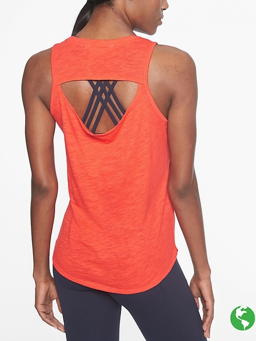 Athleta Organic Daily Cowl Tank On Fire