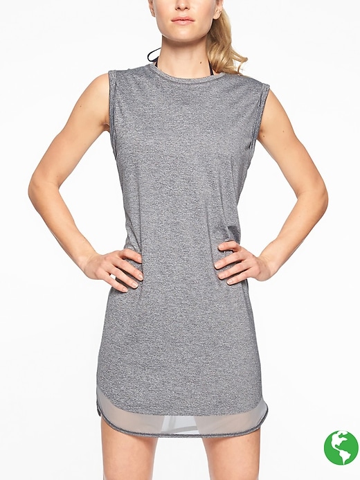 Athleta Sunlover Upf Dress Grey Heather