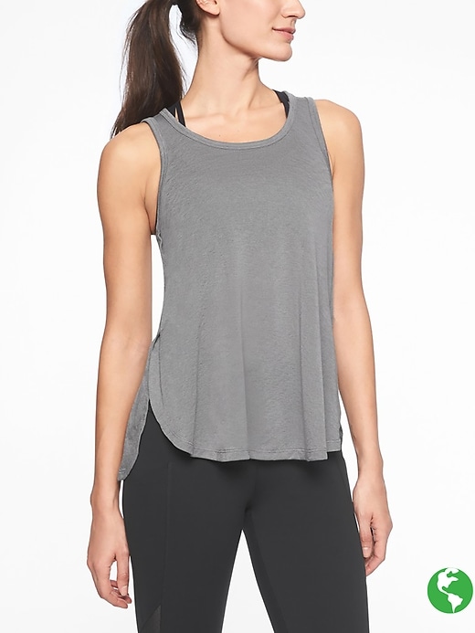 Athleta Breezy Racerback Silver Bells