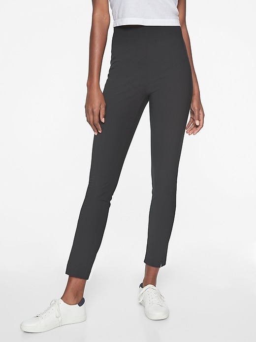 Athleta Wander Slim Crop Clean Coal