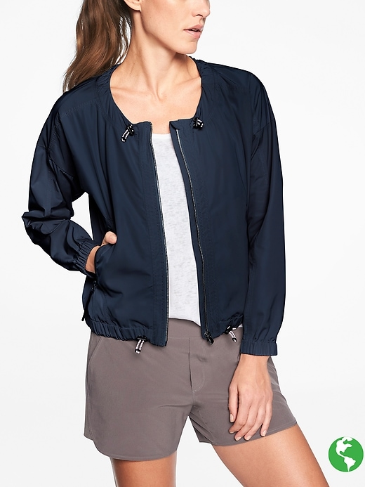 Athleta Chill Bomber Navy