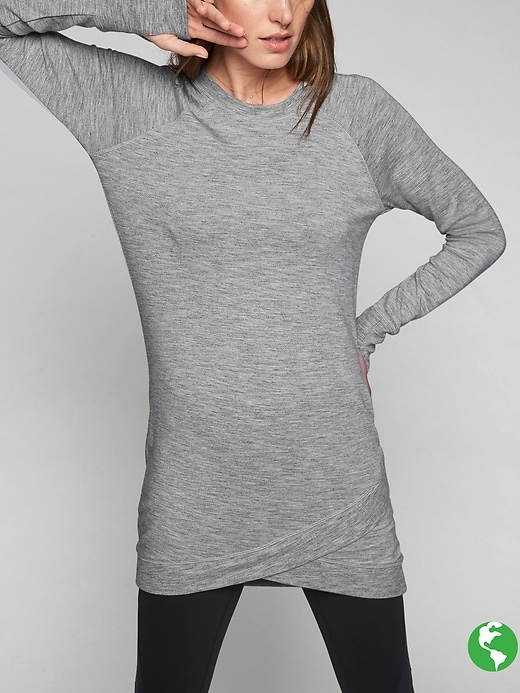 Athleta Criss Cross Dress Grey Marl