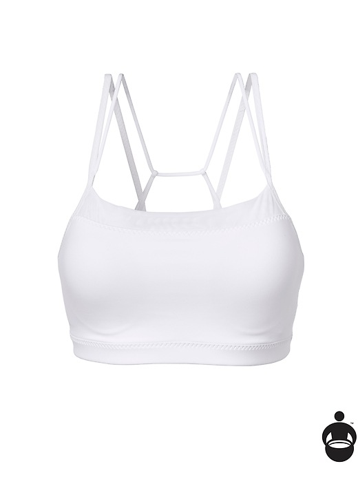 Athleta Powervita Superstrap Bra White