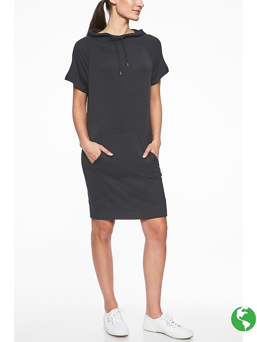 Coaster Short Sleeve Sweatshirt Dress Athleta