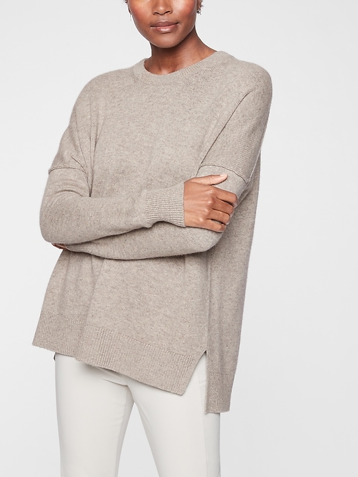 Image number 1 showing, Perspective Wool Cashmere Crew