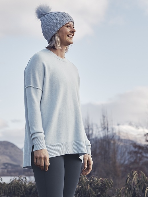 Image number 6 showing, Perspective Wool Cashmere Crew
