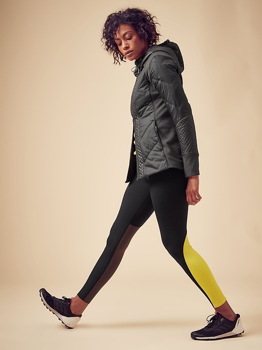 Image number 6 showing, Asym Colorblock Tight in Plush Supersonic