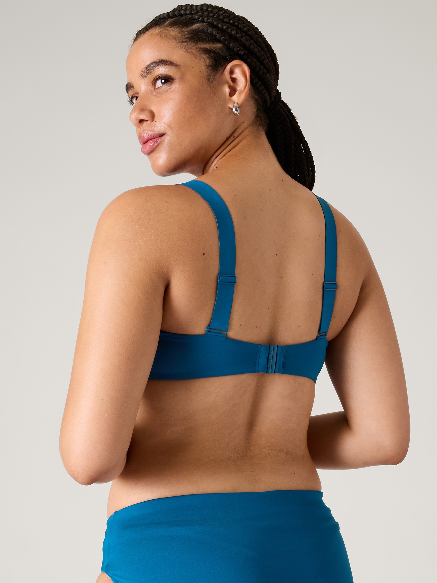 Square Neck V Bra Cup Bikini Top Athleta