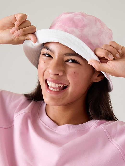 Image number 3 showing, Athleta Girl Reversible Bucket Hat