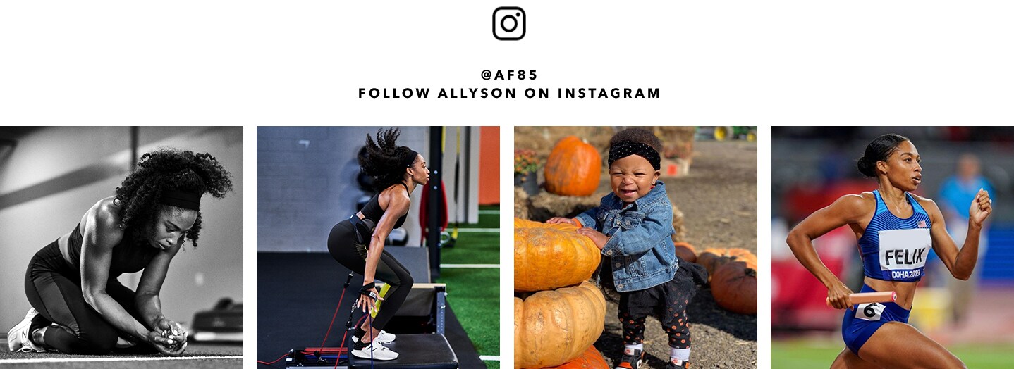 Allyson Felix Instagram images