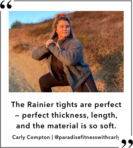 he rainer tights are perfect- perfect thickness, length, and the material is so soft. Carly Compton