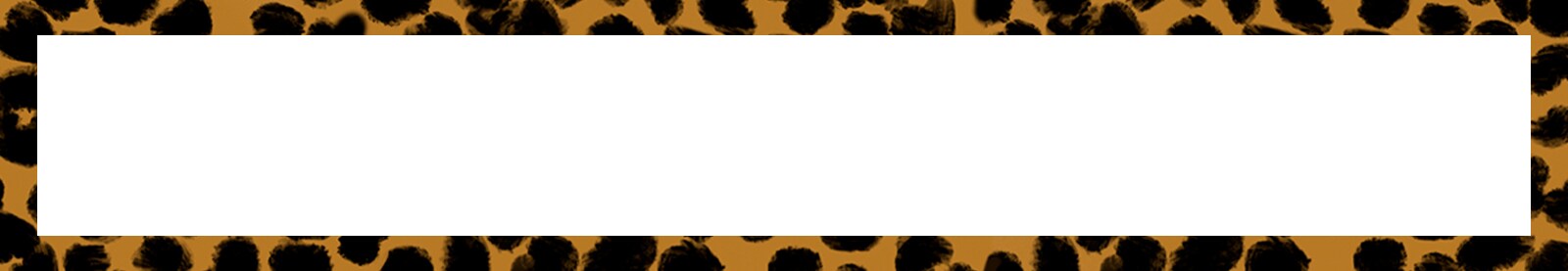 leopard print border