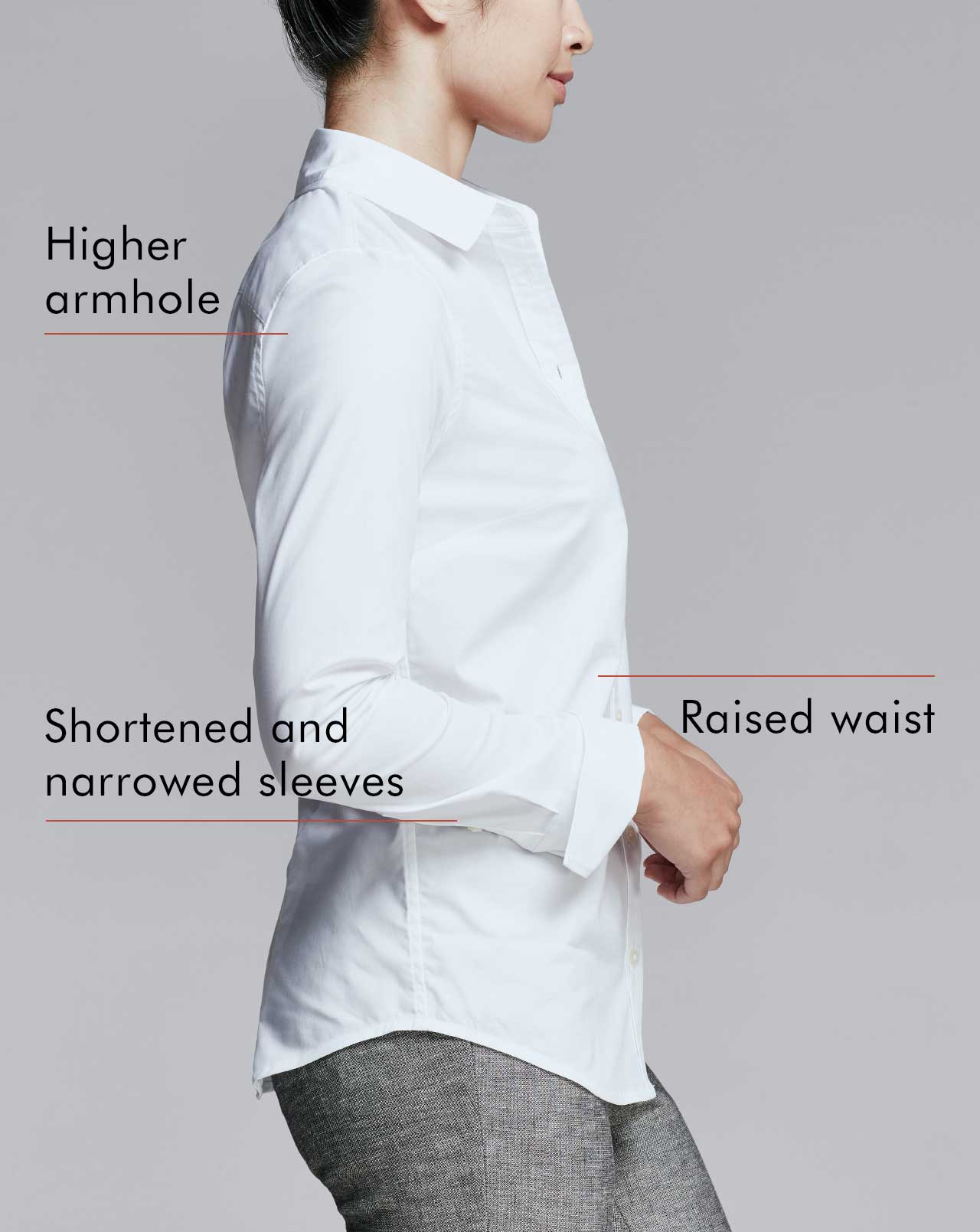 petite's shirts back