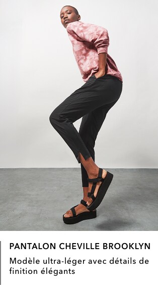 Pantalon cheville Brooklyn: Modele ultra-leger avec details definition elegants