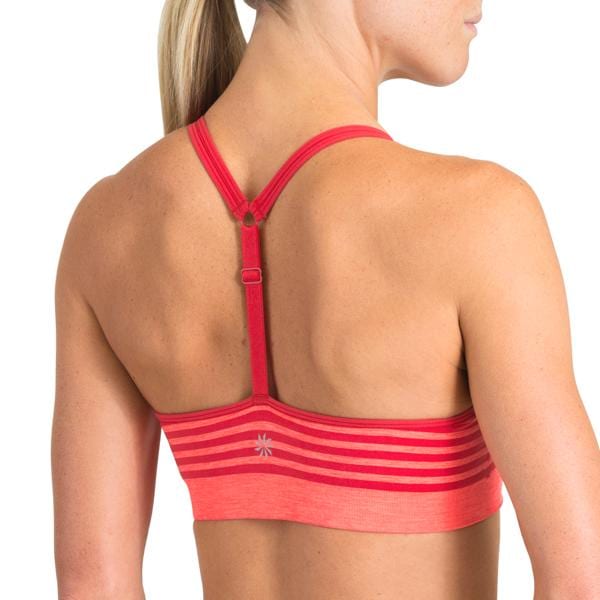 Antibacterial Striped Seamless Sports Bra