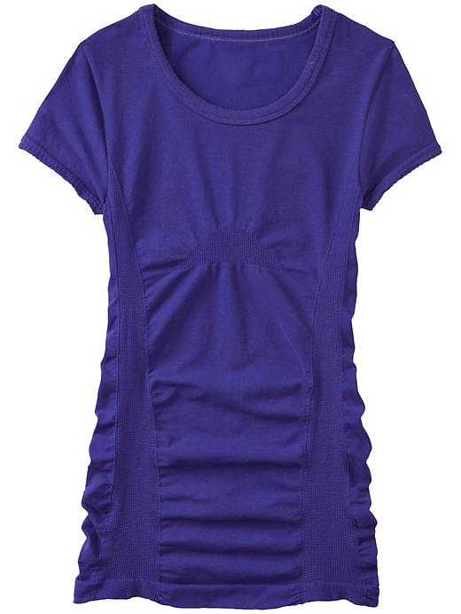 1 of 8 showing, with the color Amalfi Blue of product Breathe Tee