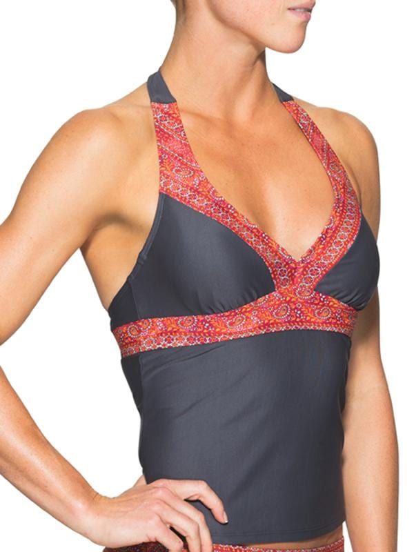 Longboarder Bra Cup Halter Tankini, Athleta