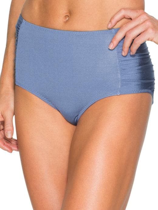 1 of 8 showing, with the color Storm Blue of product AquaLuxe High Waisted Bottom