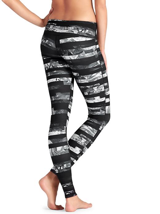 2 of 8 showing, with the color Black of product Floral Flow Chaturanga™ Tight