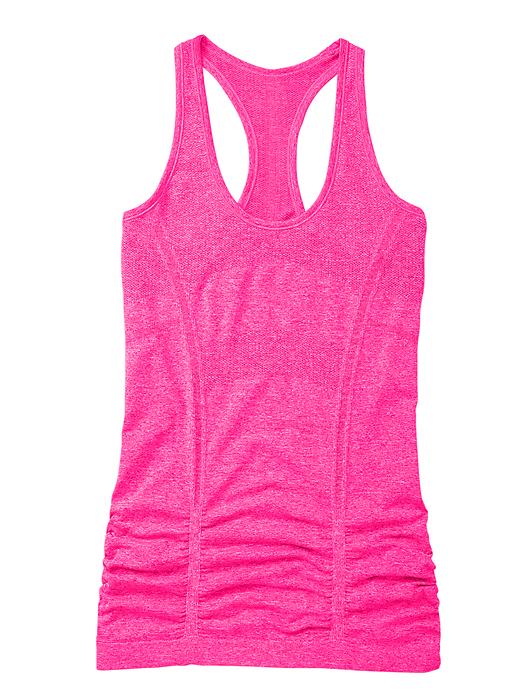 1 of 8 showing, with the color Shocking Pink Heather of product Fastest Track Tank