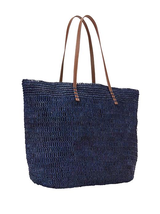 View large product image 1 of 2. Straw Tote