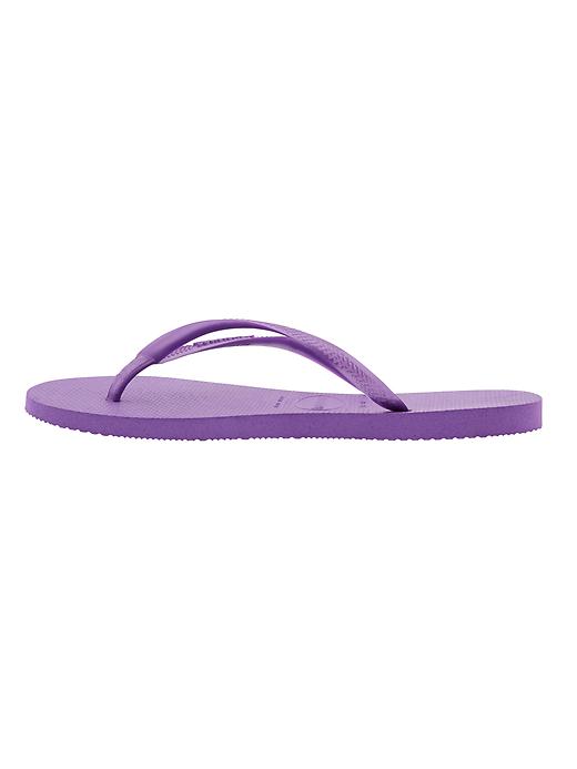 View large product image 2 of 3. Slim Solid Flip-Flops by Havaianas