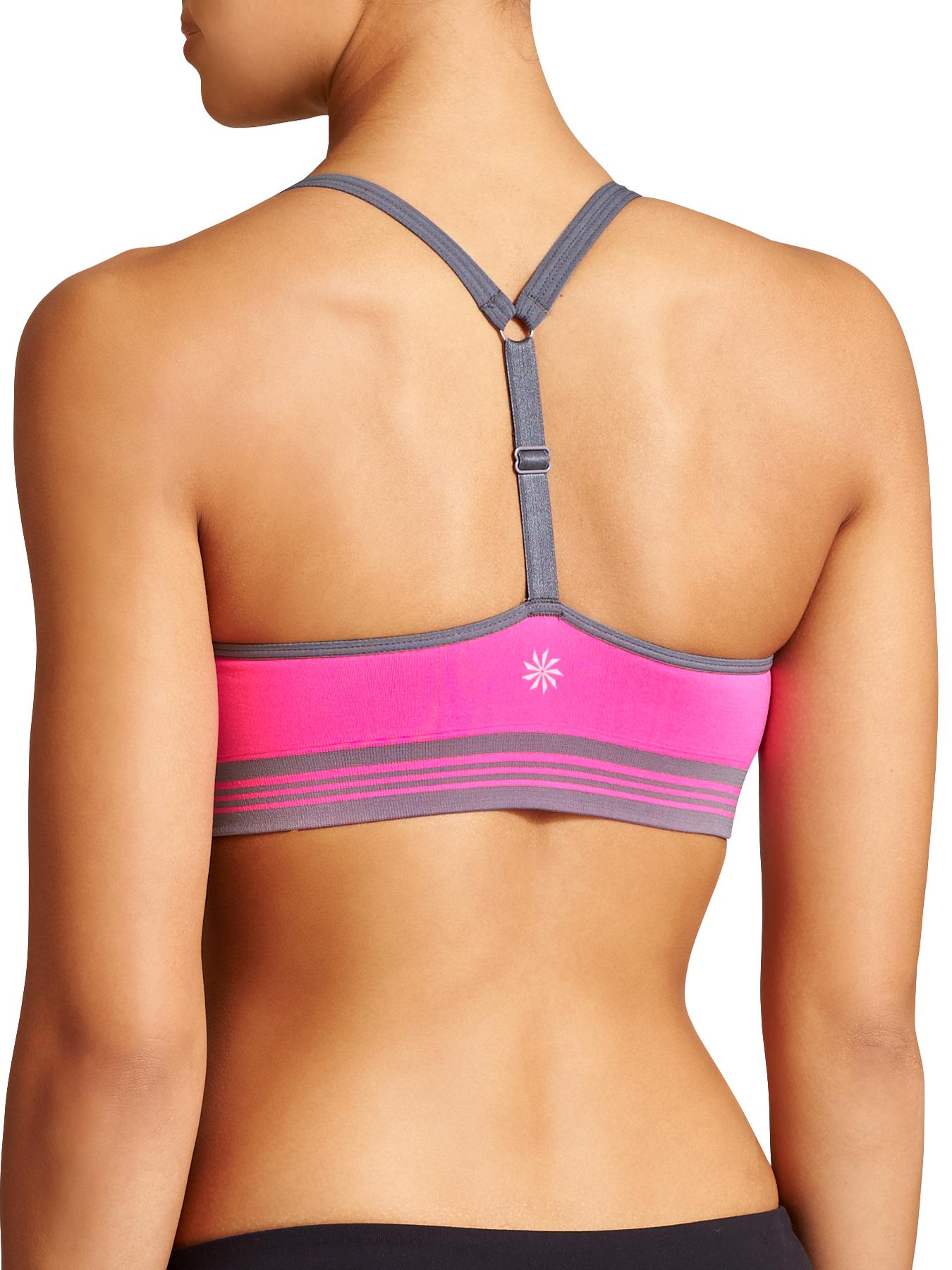 Up-Tempo Microstripe Bra