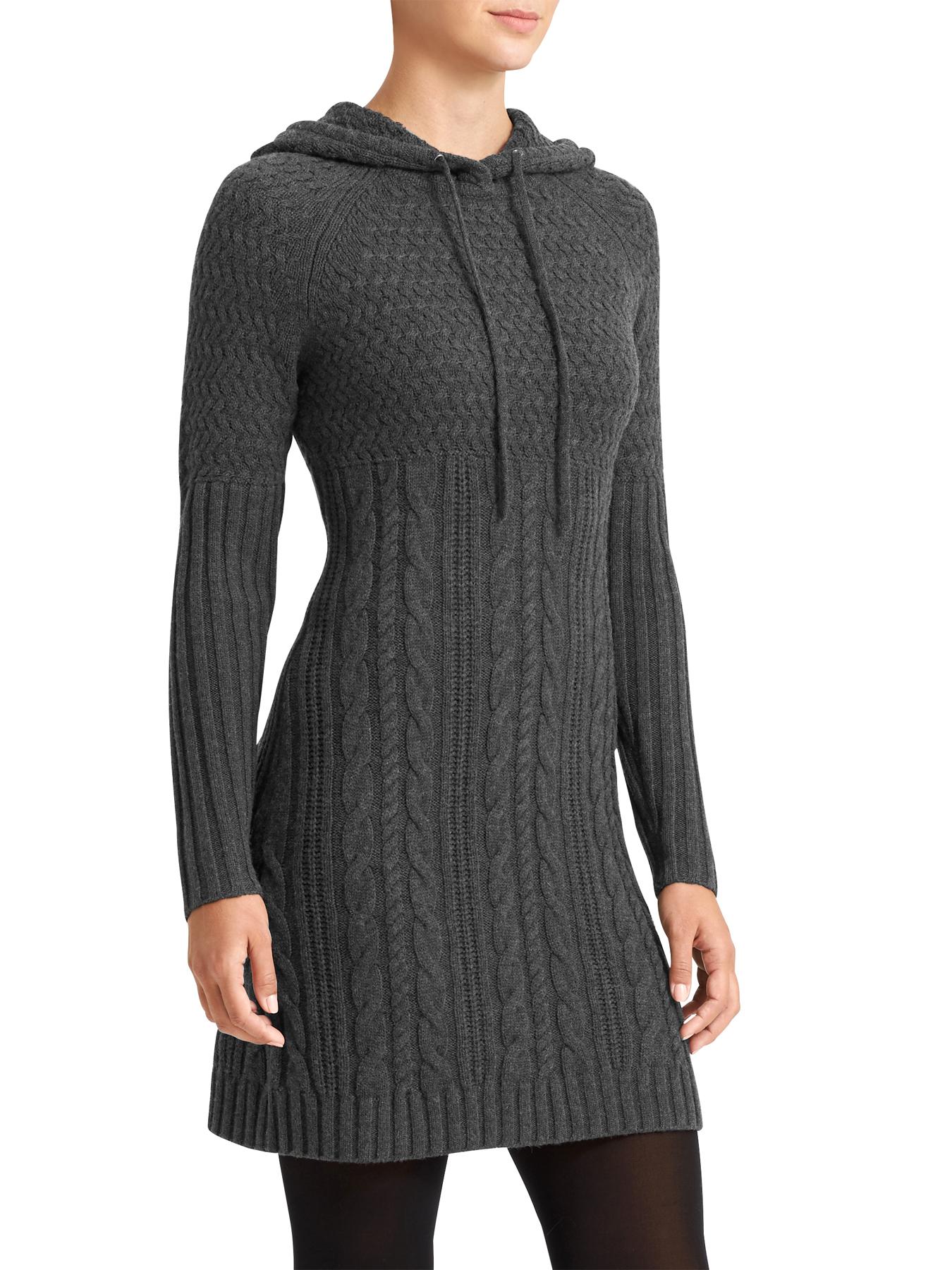 Athleta Sawtooth Sweater Dress, Charcoal Heather SIZE XXS #860615 W0716