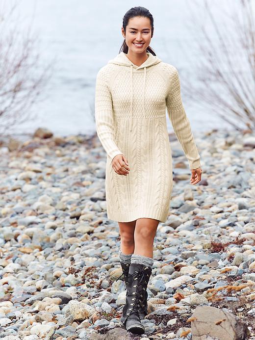 athleta knitted dress Coldspell Sweater Cozy karma
