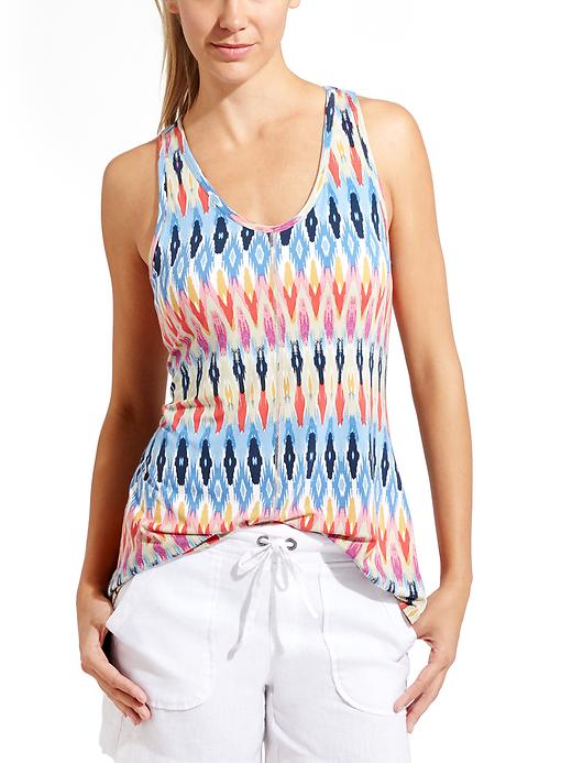 1 of 8 showing, with the color Saffron Red of product Printed Cloud Tank 2