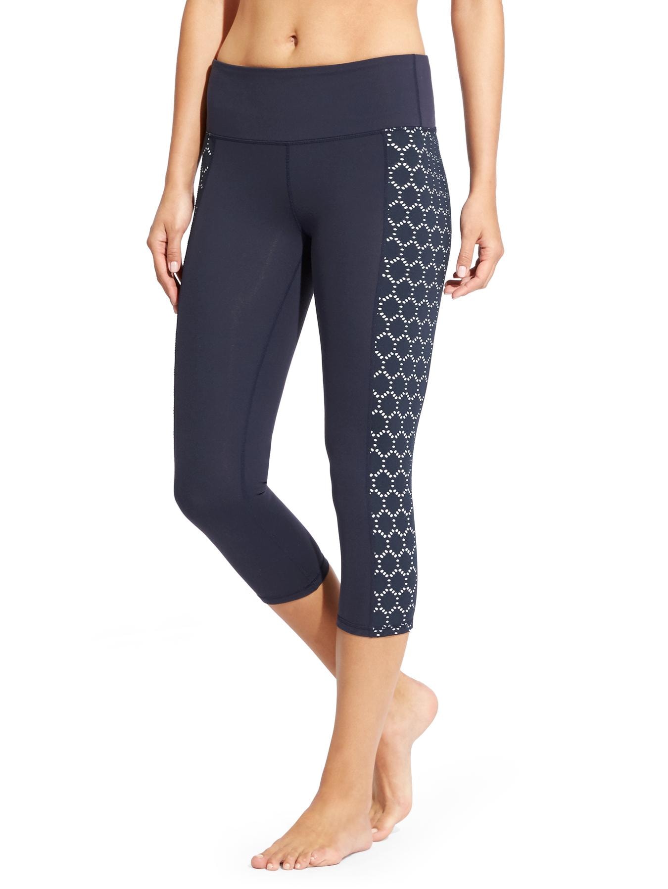 High Rise Eyelet Chaturanga Capri Athleta