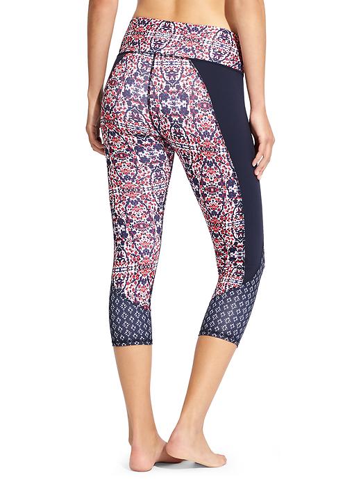 High Rise Indigo Shores Chaturanga Capri